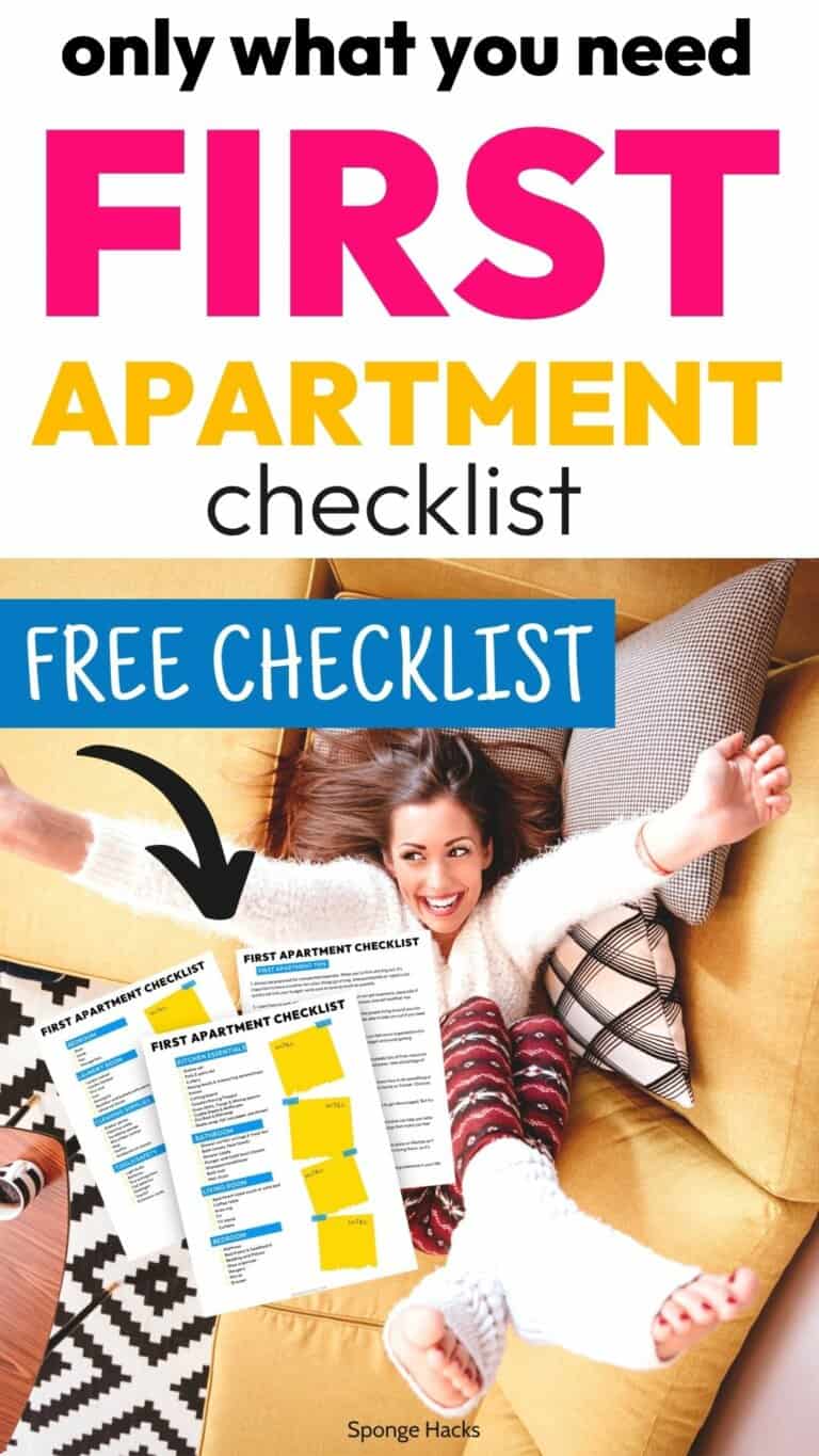 First Apartment Checklist (The Stuff You *Actually* Need) - Anna