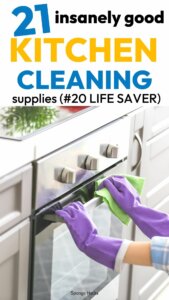 21 Must Have Kitchen Cleaning Supplies You Need For Your Home - Sponge ...