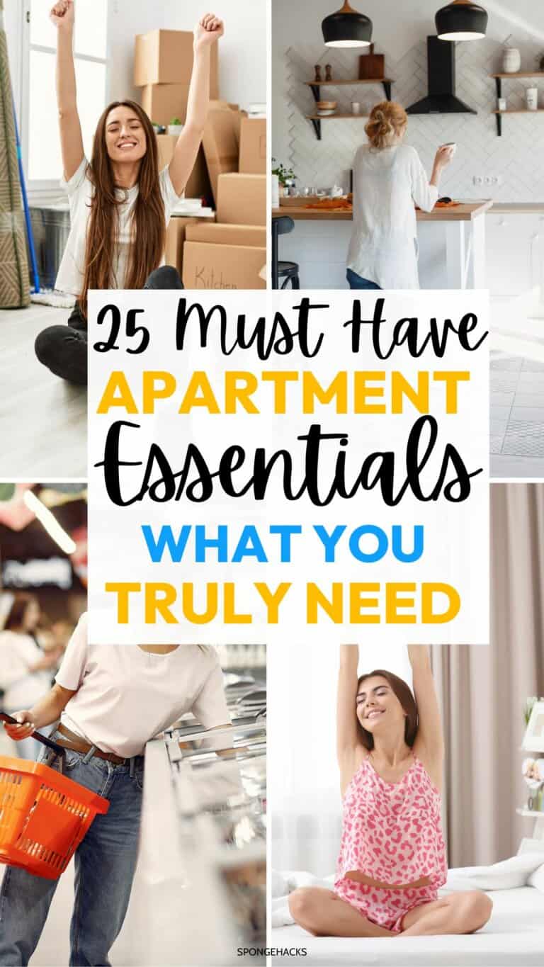 25 Must Have Apartment Essentials List (What You Truly NEED for