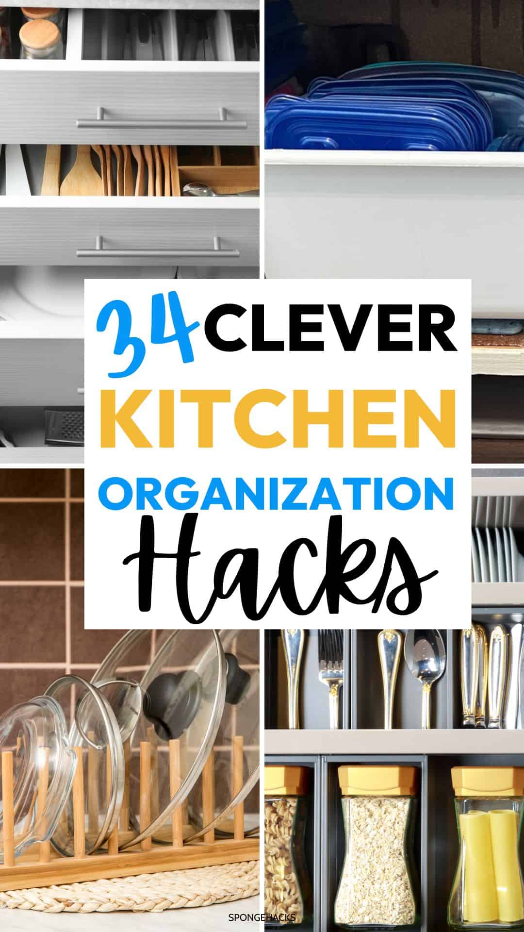 34 Kitchen Organization Hacks That Just Makes Sense   Pin Kitchen Organization Hacks 