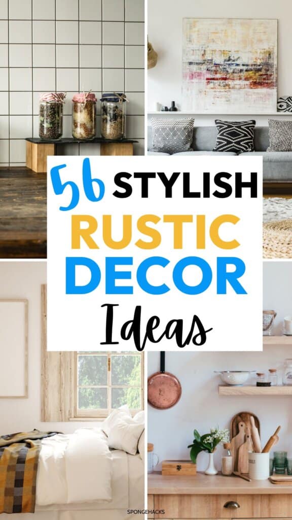 56 Stylish Rustic Decor Ideas You'll Absolutely Love - Sponge Hacks