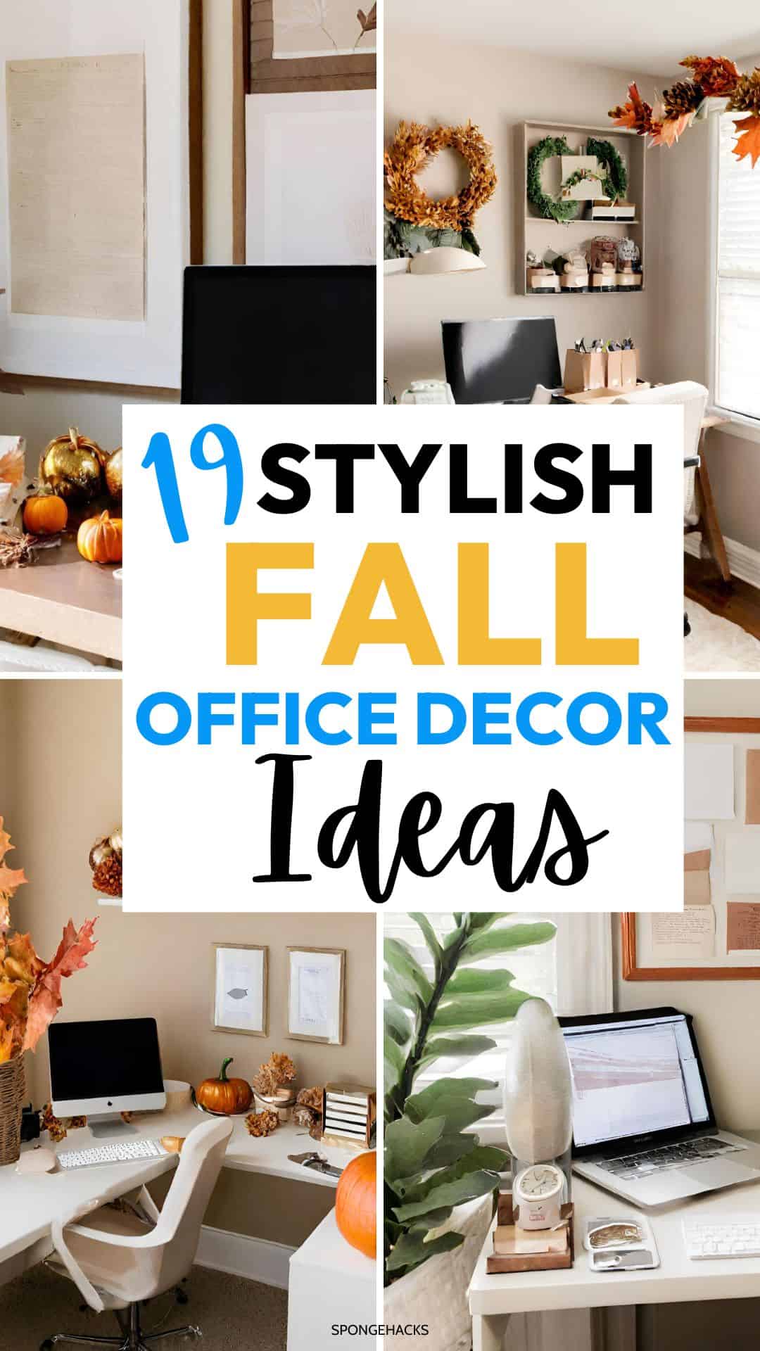 19 Stylish Fall Office Decor Ideas   Pin Fall Office Decor Ideas 