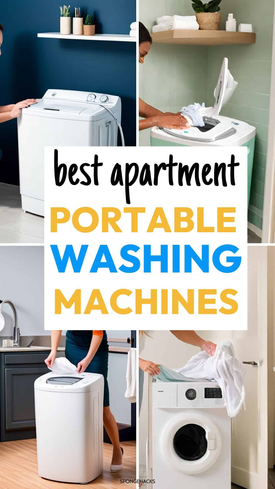 These Portable Washing Machines For Apartments Without Hookups Are Genius Sponge Hacks 2816