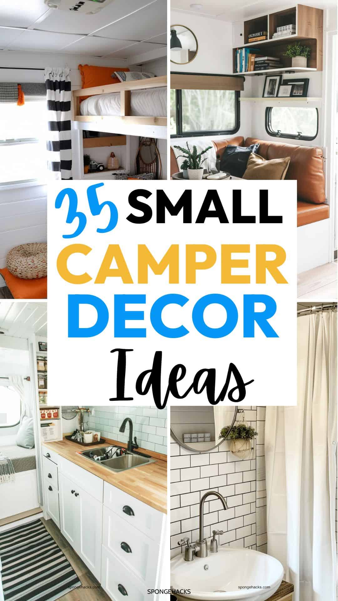 35 Small Camper Decor Ideas (Modern, Boho, & Rustic) - Sponge Hacks