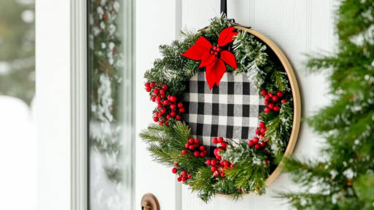 The Christmas Door Hanger That Instantly Makes Your Home Feel Festive & Inviting