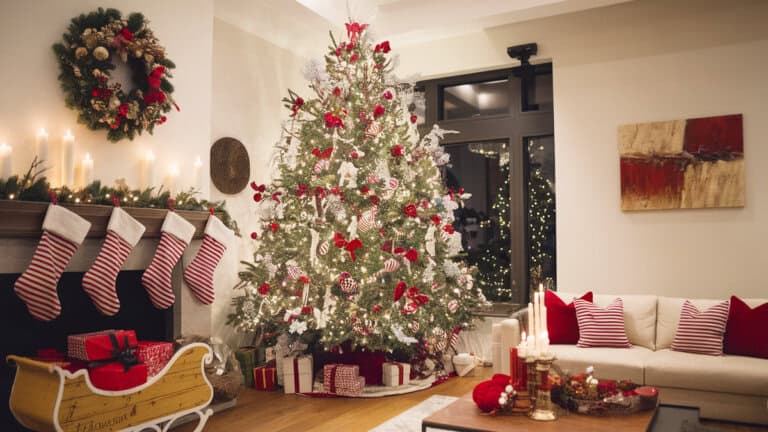 The Christmas Tree Decorating Trick That Instantly Makes Your Home Look Chic