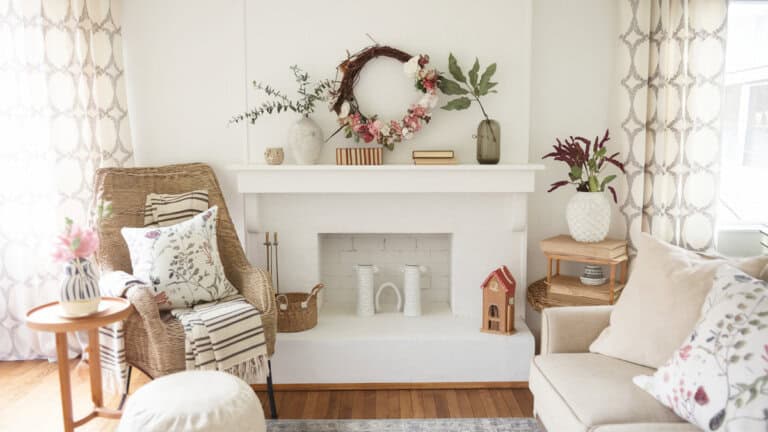 How to Style a Spring Mantel That Feels Like a Breath of Fresh Air